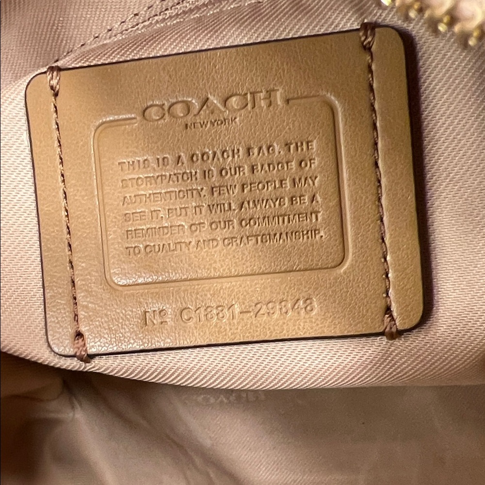COACH  LEGACY JACQUARD PRAIRIE SATCHEL/CROSSBODY - Picture 4 of 10